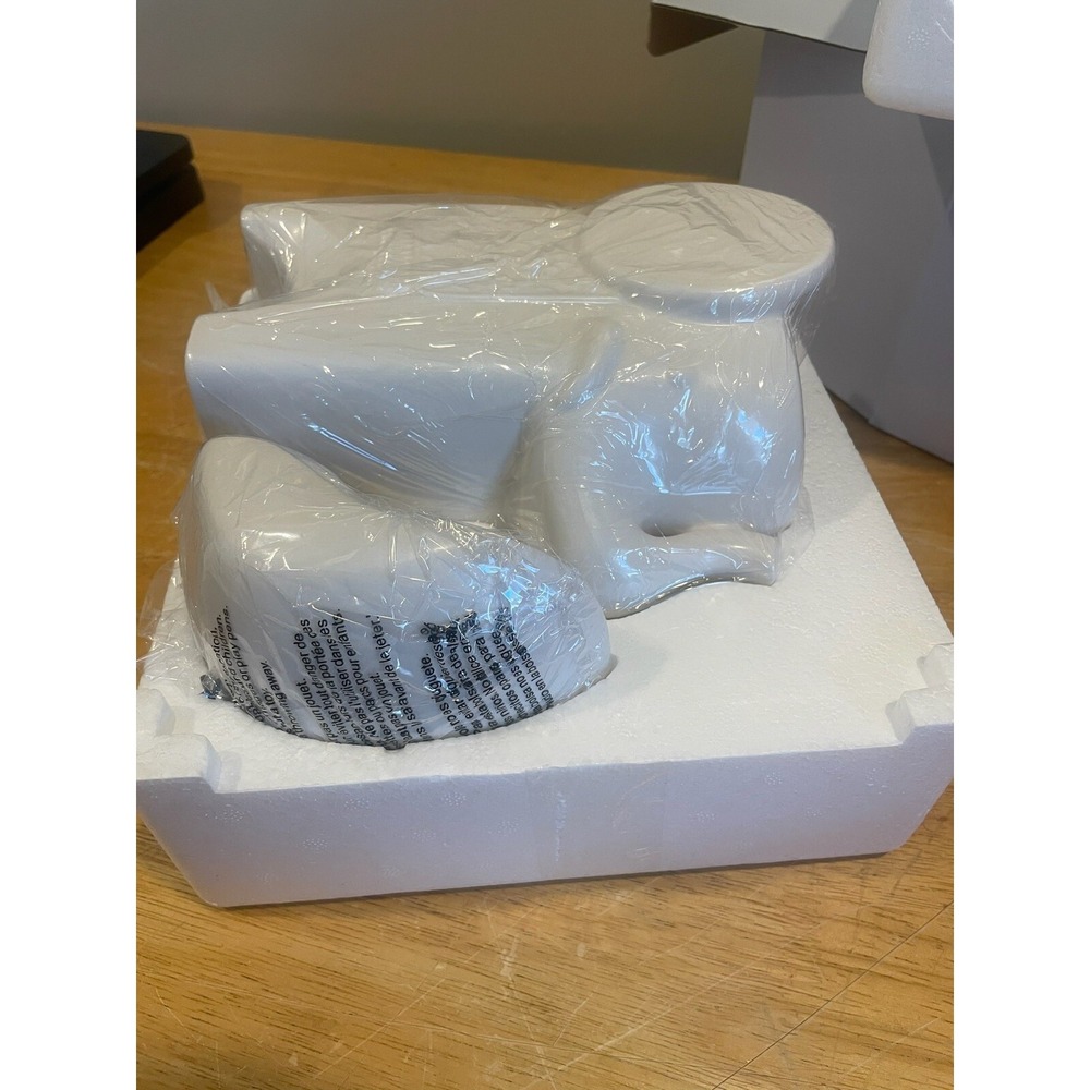 PartyLite Jonathan Adler White‎ Elephant Candle Holder P26B/P91880 - Picture 4 of 9